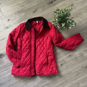 Quilted Red Jacket